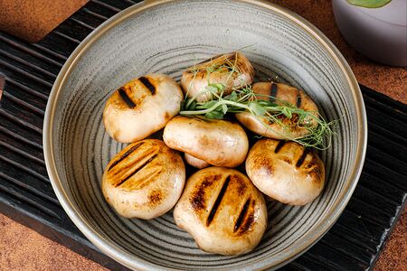 Шампиньоны гриль