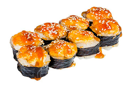 Запеченный ролл Оригами