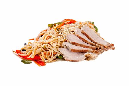 Удон со свининой