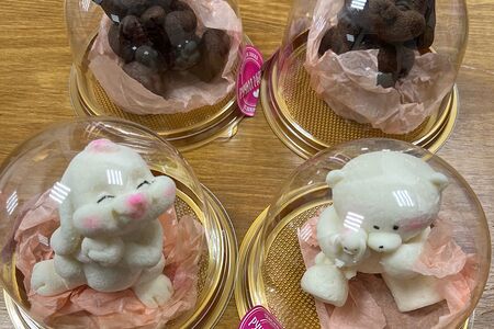 Шоколадные заяц и мишка