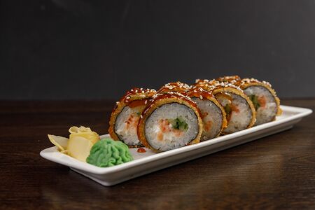 Горячий ролл Сяке темпура