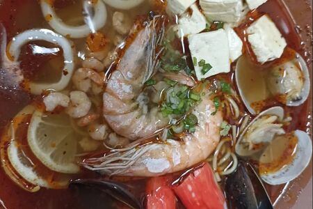 Рамен с морепродуктами