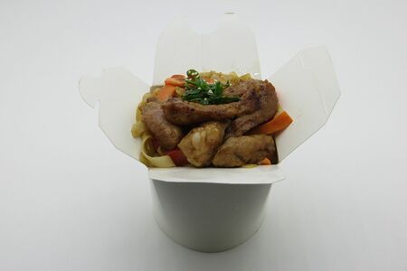 Лапша со свининой