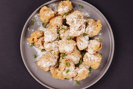 Чикен-филе: сырный снег