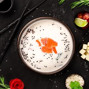 Сливочный с лососем