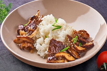 Говядина с рисом