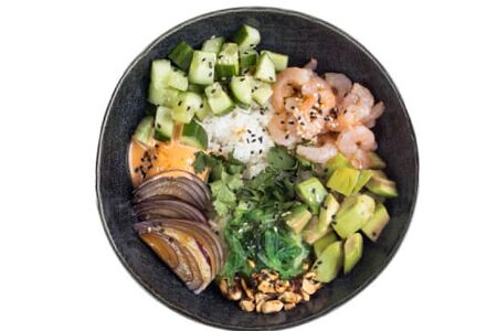 Поке с креветкой