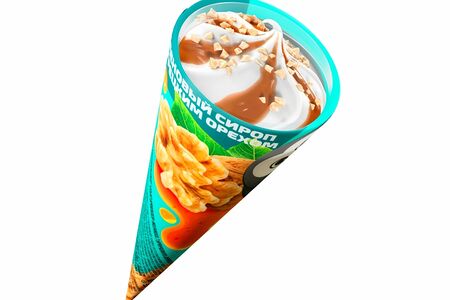 Рожок Кленовый сироп с грецким орехом