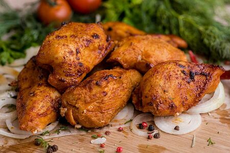 Шашлык из куриного филе