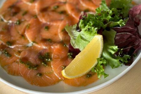 Карпаччо из лосося