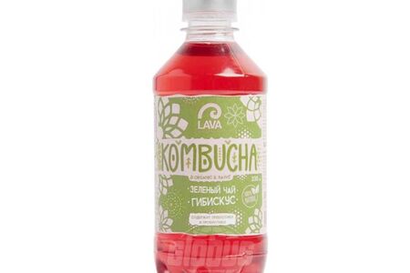 Комбуча Lava Superfood Kombucha Зеленый чай, Гибискус