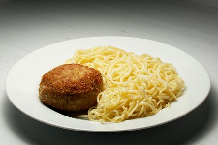 Котлета из говядины и курицы