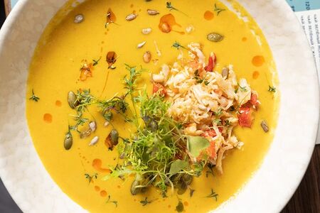 Тыквенный с камчатским крабом