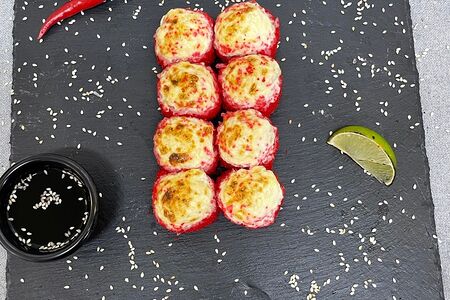 Запеченный с креветкой