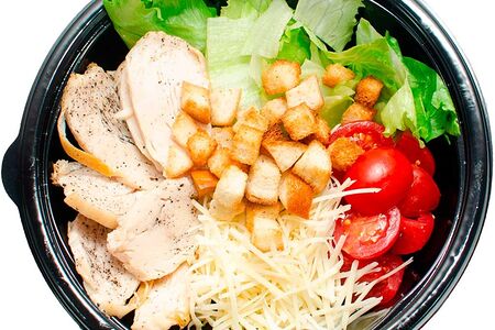 Салат Цезарь с курицей