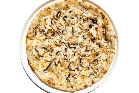 С курицей и грибами