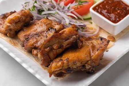 Бедро куриное бескостное приготовленное на углях