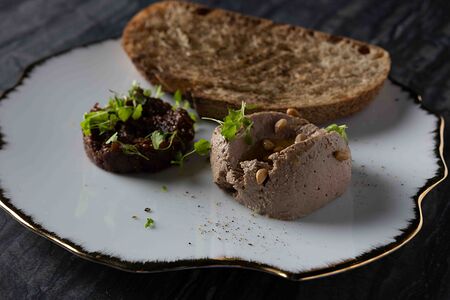 Паштет из печени цыпленка и утки