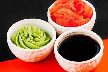 Комбо: имбирь, васаби, соус