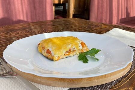 Горбуша с овощами