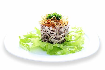 Салат с языком