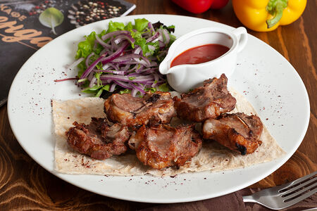 Шашлык из бараньих яблочек