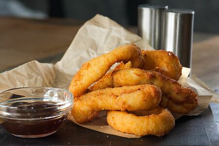 Кольца кальмара от шефа