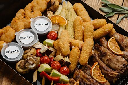 Гриль-бокс Мясо & Креветки