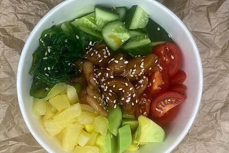 Поке с Курицей Терияки