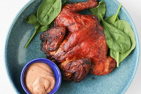 Фермерский цыпленок с соусом тандури