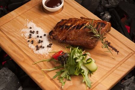 Свиные ребра на гриле