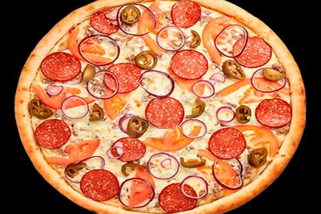 Пицца Чизбургер с халапеньо