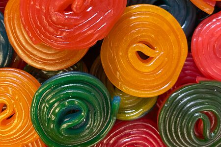 Улитки спирали разноцветные