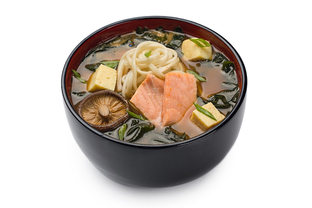 Суп Мисо с лососем