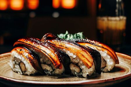 Суши с угрём