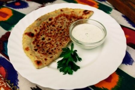 Кутабы с зеленью