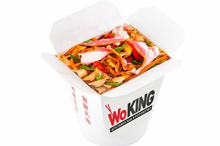 Лапша с беконом