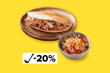 Ужин с шаурмой