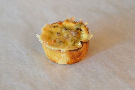 Киш с томатами и брынзой