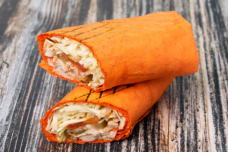 Сырная шаурма с курицей