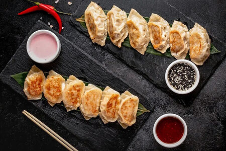 Гедза с крабом