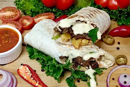 Кавказская шаурма с говядиной