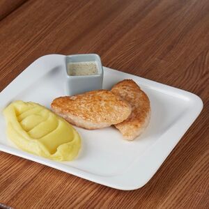 Куриные котлеты с картофельным пюре