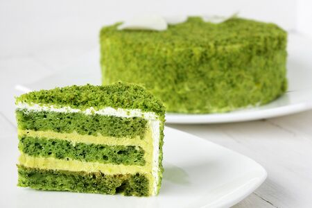 Торт Шпинат-фисташка