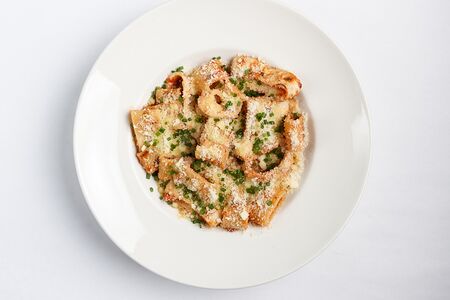 Паста каламарата с кальмарами в соусе Путанеска