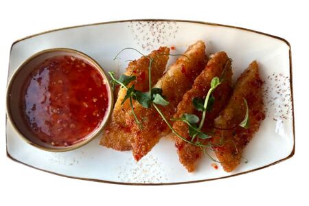 Филе судака в кисло-сладком соусе