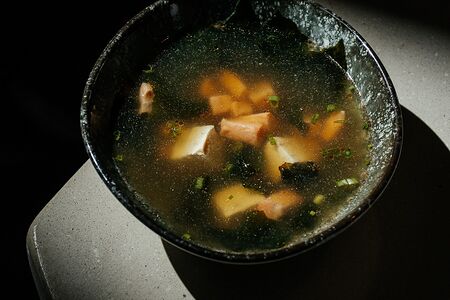 Мисо-суп с лососем