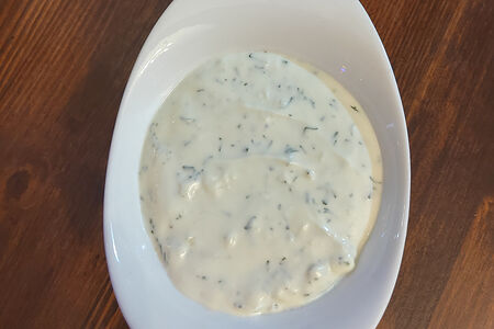 Чесночный белый соус