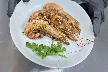 Лангустины гриль