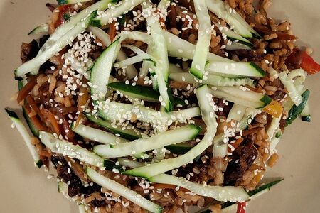 Цуйван с рисом